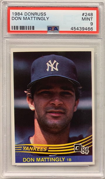 1984 Donruss Don Mattingly Rookie PSA 9