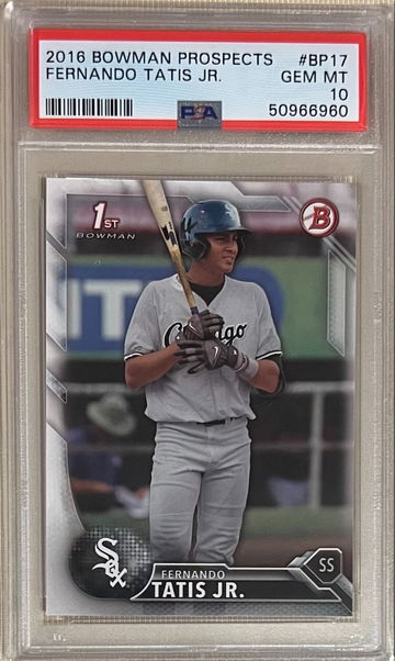 2016 Bowman Prospects #BP17 Fernando Tatis PSA 10