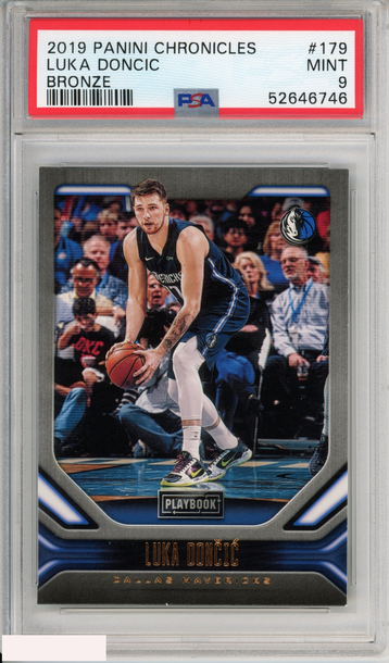 2019 PANINI CHRONICLES LUKA DONCIC #179 BRONZE DALLAS MAVERICKS PSA 9 MINT