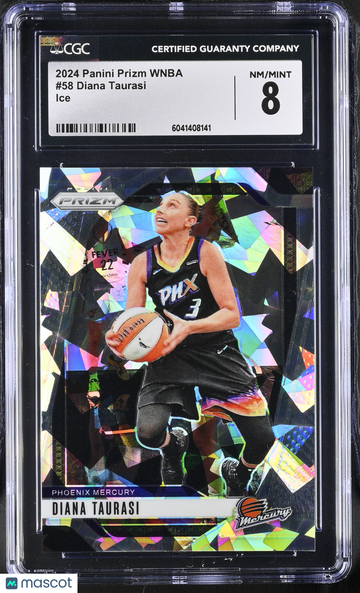 2024 Panini Prizm WNBA Diana Taurasi #58 Ice CGC 8