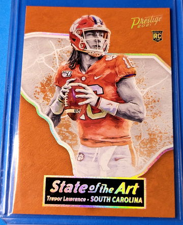 2021 Prestige Football Trevor Lawrence State of the Art SP Insert! #1