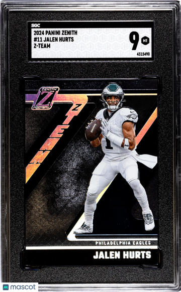 2024 Panini Zenith Jalen Hurts #11 Team SGC 9