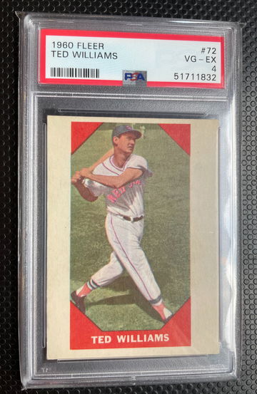 1960 Fleer Ted Williams PSA 4