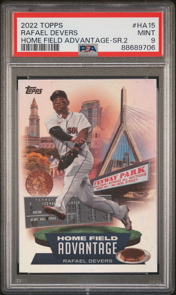 2022 Topps Home Field Advantage Rafael Devers #HA15 PSA 9