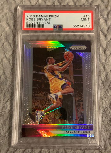 2018 Kobe Bryant Prizm Silver Psa 9
