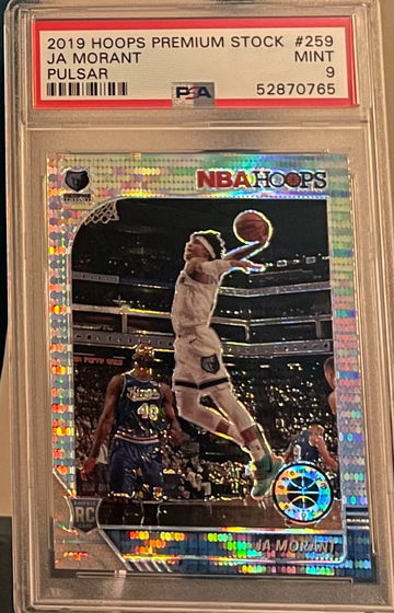 2019-20 NBA Hoops Premium Stock Pulsar Ja Morant PSA 9