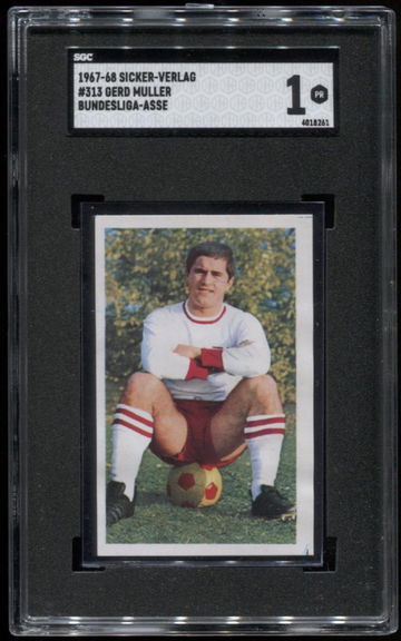 1967 Sicker Verlag #313 Gerd Muller Bundesliga Asse SGC 1