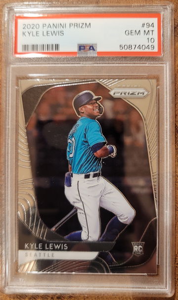 Kyle Lewis 2020 Panini Prizm PSA 10 Gem Mint