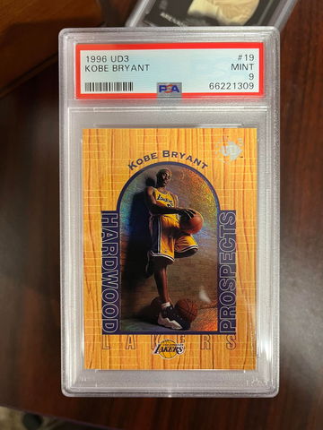 1996 UD3 Kobe Bryant PSA 9