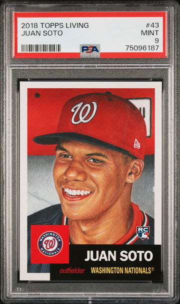 2018 Topps Living Juan Soto #43 /28572 PSA 9