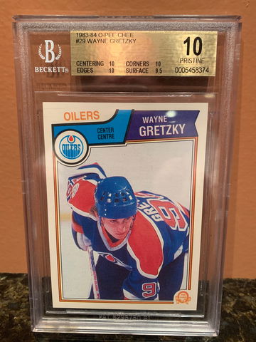 1983-84 O-PEE-CHEE OPC Wayne Gretzky #29 BGS 10 PRISTINE