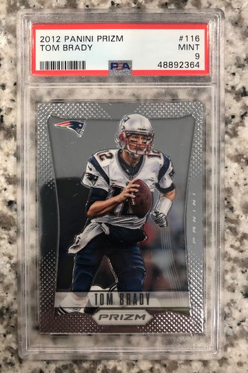 2012 prizm Tom Brady PSA 9