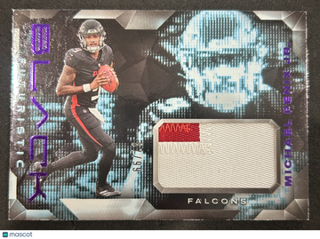 2024 Panini Black Football Michael Penix Jr. #F-MPJ Patch