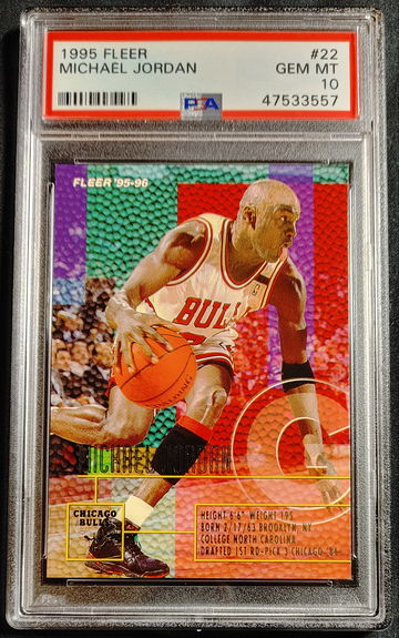 1995 Fleer Michael Jordan PSA 10