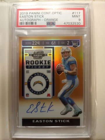 2019 Contenders Orange Easton Stick