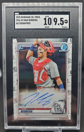 Ivan Herrera 2020 1st Bowman Auto SGC 10/9.5
