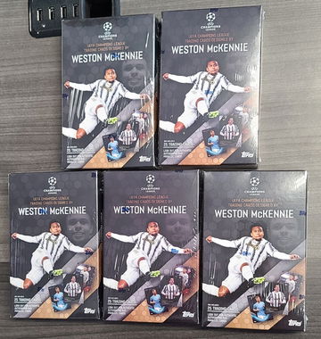 2021 Topps UEFA Champions League - Weston McKennie Collection - Lot of 5