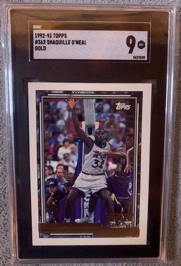 Shaquille Oneal 1992 Topps Gold