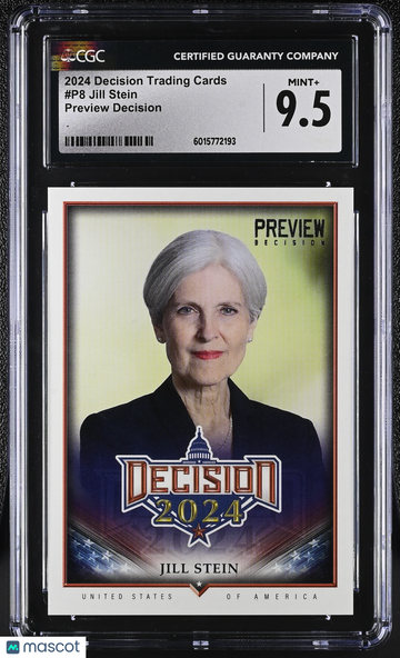2024 null Jill Stein #P8 Preview Decision CGC 9.5