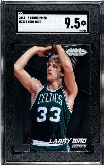 2014-15 Panini Prizm Basketball #232 Larry Bird Graded SGC 9.5 MT+  RARE - Pop 1