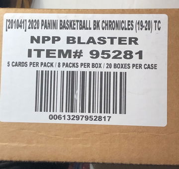 2019-2020 Panini  Basketball BK Chronicles (19-20) TC, Factory Sealed (20 Boxes/ Case)