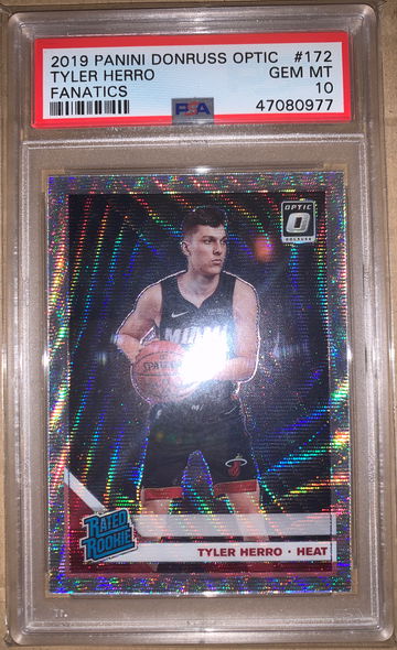 TYLER HERRO -Fanatics silver holo 