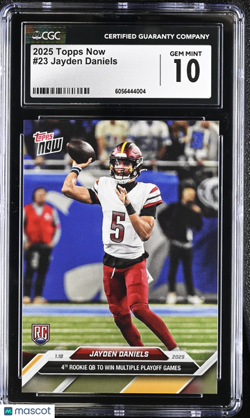 2025 Topps Now Jayden Daniels #23 CGC 10