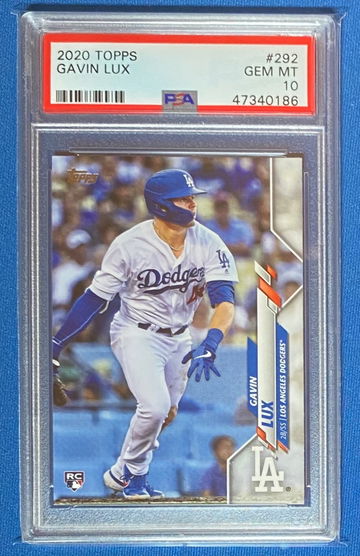 Gavin Lux 2020 Topps RC PSA 10