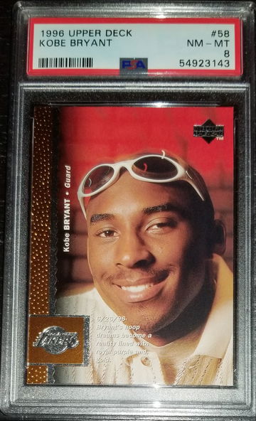 1996 upper deck kobe Bryant