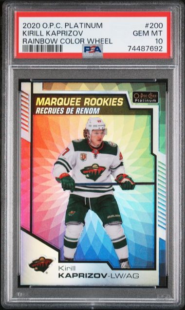 2020-21 OPC Platinum Color Wheel Kirill Kaprizov