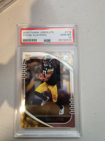 Chase Claypool rc psa 10