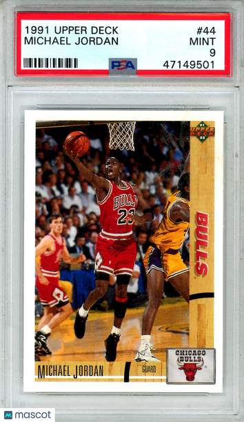 1991 Upper Deck Michael Jordan #44 PSA 9