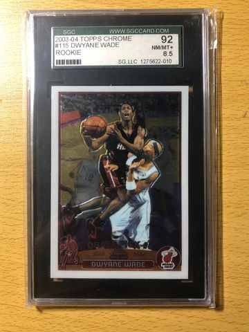 Topps chrome Dwyane Wade RC