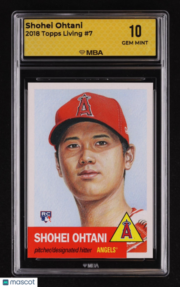 2018 Topps Living Shohei Ohtani #7 Rookie MBA 10