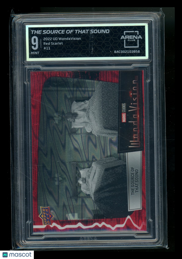 2022 Upper Deck WandaVision Red Scarlet #11 Arena Club 9
