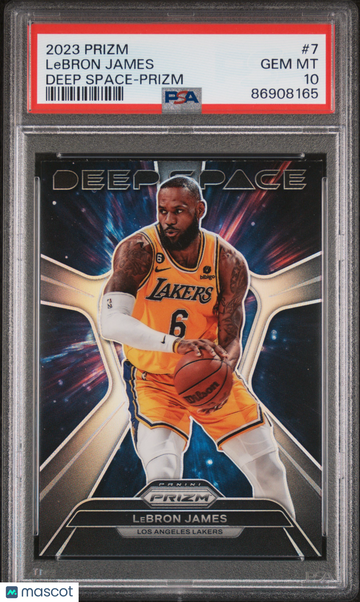 PSA 10 2023 Panini Prizm Deep Space LeBron James Deep Space Silver #7