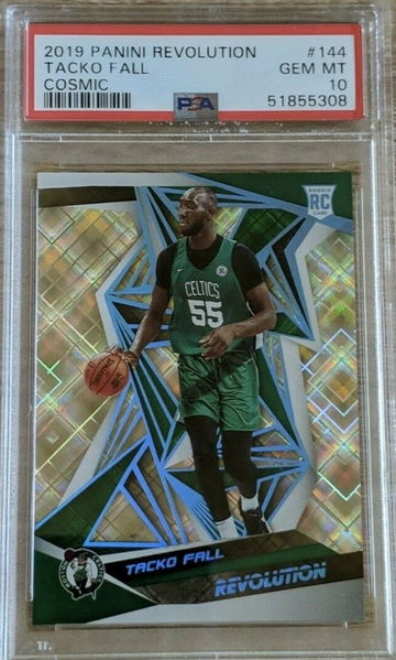 2019 20 Panini Revolution Tacko Fall Cosmic 56/100 PSA 10