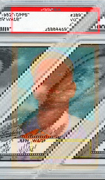 1952 Topps Ben Wade #389 PSA 3 P1286