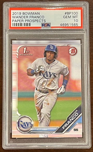 2019 Bowman Wander Franco PSA 10