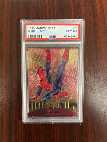 1995 Marvel Metal Spider-Man PSA 10