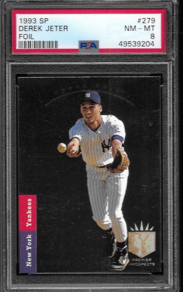 1993 Upper Deck SP Foil Derek Jeter #279 PSA 8