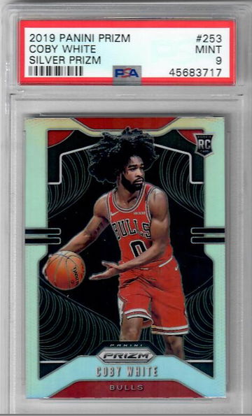 2019 Panini Prizm 253 Coby White Silver Prizm