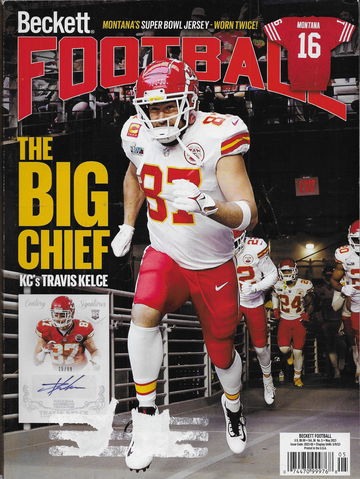 Beckett Football Card Monthly Price Guide Magazine May 2023 Travis Kelce Kansas City Chiefs