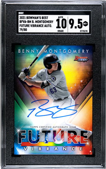 2021 Bowmans Best Future Vibrance Benny Montgomery /80