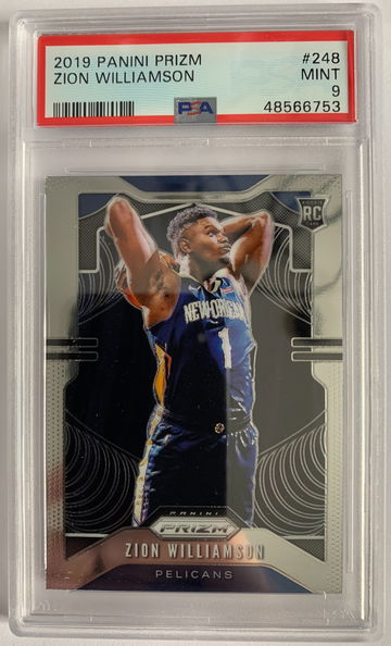 2019 Panini Prizm Zion Williamson PSA 9 Mint