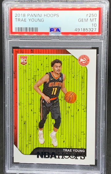 2018 NBA HOOPS TRAE YOUNG PSA 10
