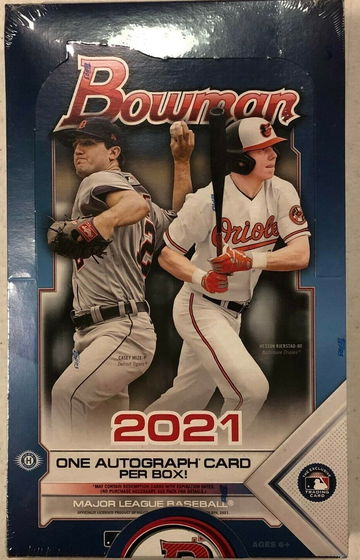 2021 BOWMAN BASEBALL FACTORY-SEALED HOBBY BOX - SUPPORT YOUR LCS!