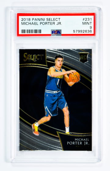 2018 Michael Porter Jr. Panini Select    #231 PSA 9