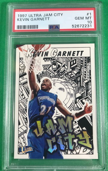 1997 Ultra Jam City Kevin Garnett #1 PSA 10 Pop 4