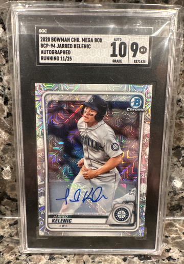 2020 Bowman Chrome Mega Box Auto Running  Jarred Kelenic